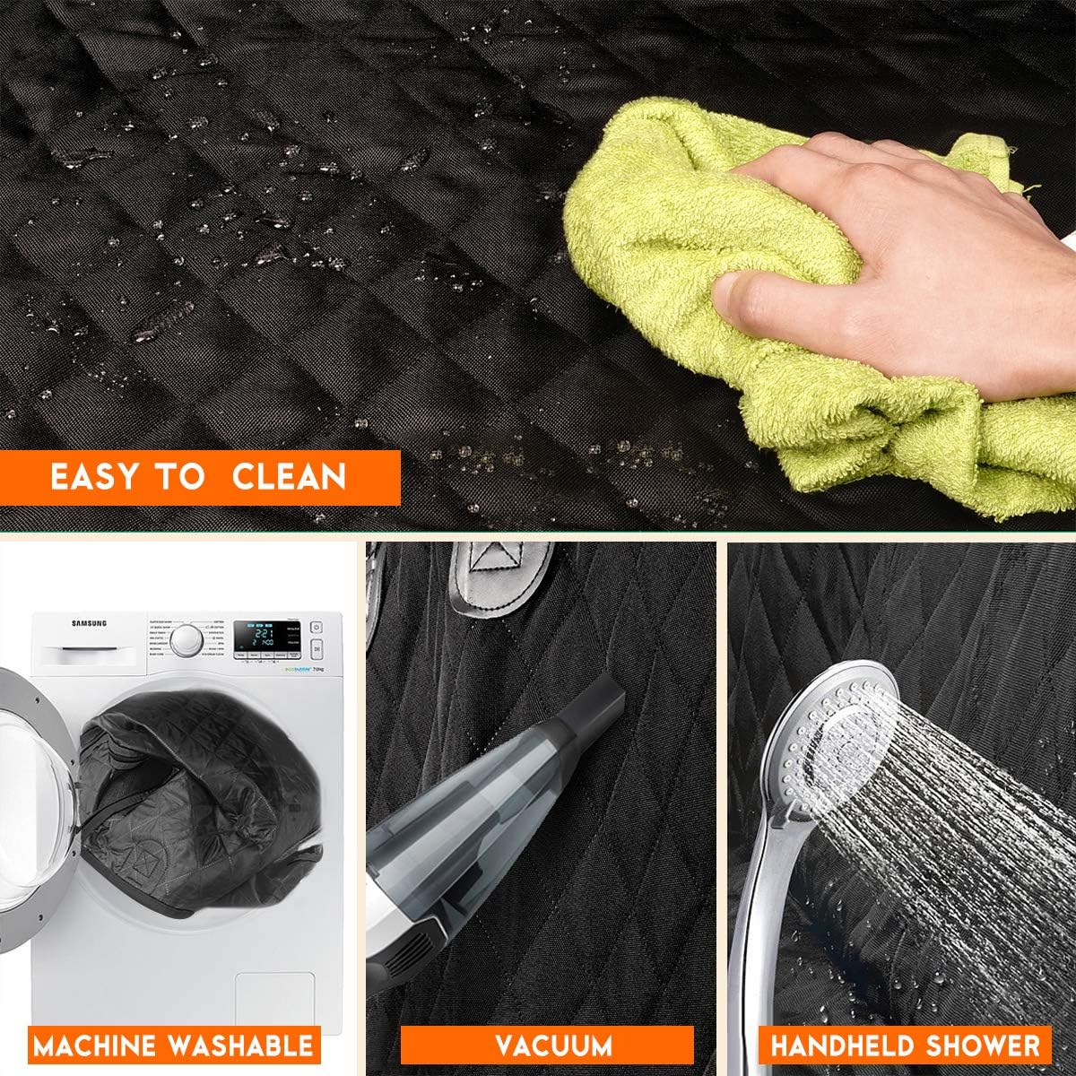 Canine Cruise™ Back Seat Cover For Dogs - Non-Slip and Waterproof