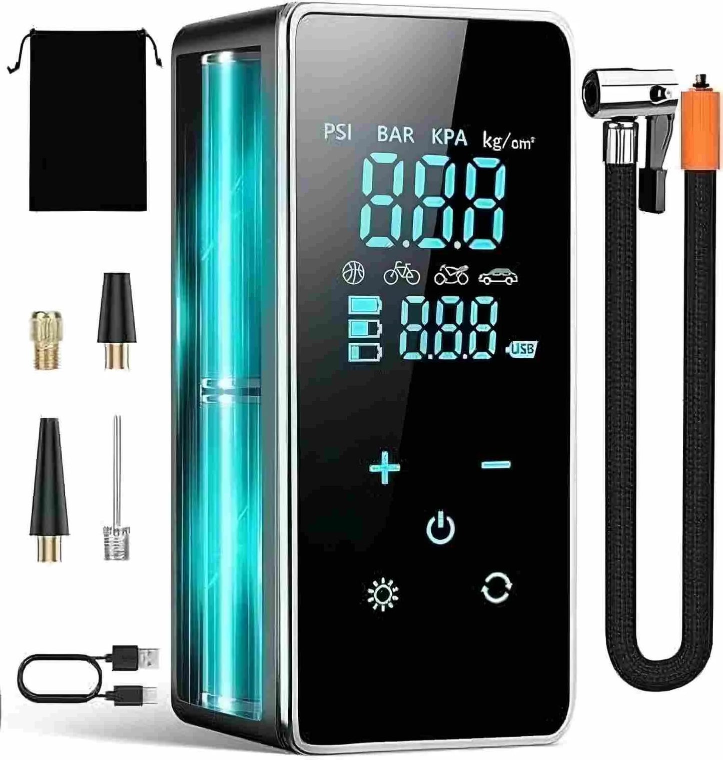 Vortex Pump Portable Air Compressor - 150 PSI with Touch Screen