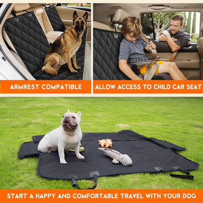 Canine Cruise™ Back Seat Cover For Dogs - Non-Slip and Waterproof